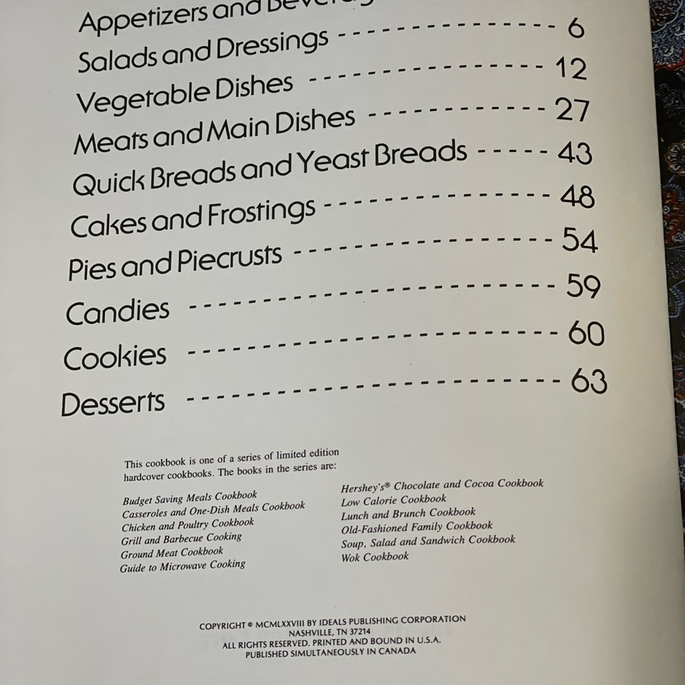 Old-Fashioned Family Cookbook Vintage